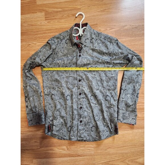 Au Noir Long Sleeves Shirt Size 3 Gray Pre-Owned - Picture 6 of 7